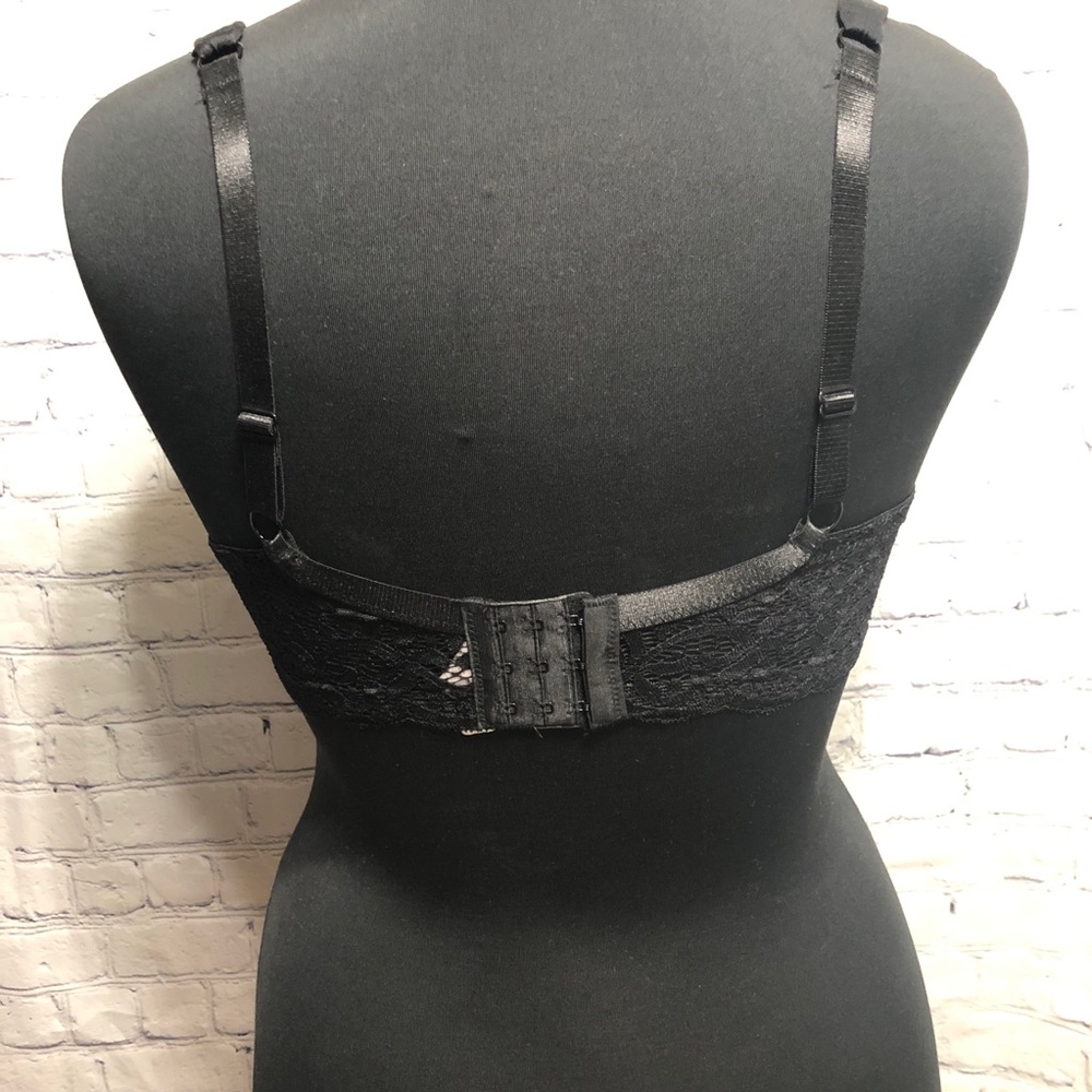 Black padded full figure bra 36DD - Picture 5 of 7